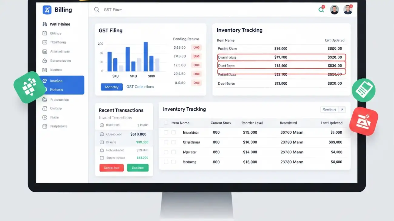 Input Tax Credit (ITC) reconciliation screen
