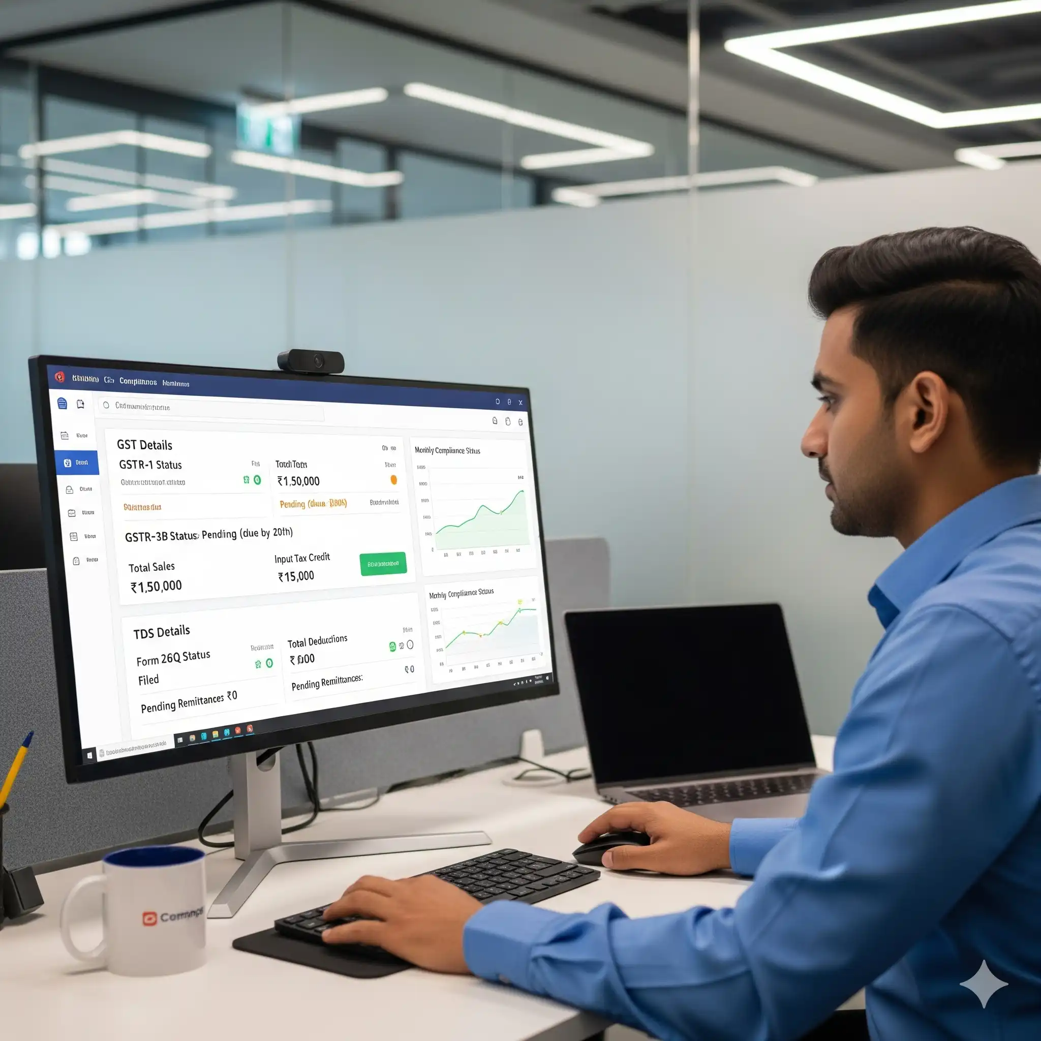 GST compliance dashboard for CAs