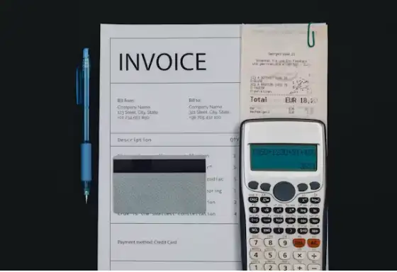 A GST-compliant invoice created with OurERP software