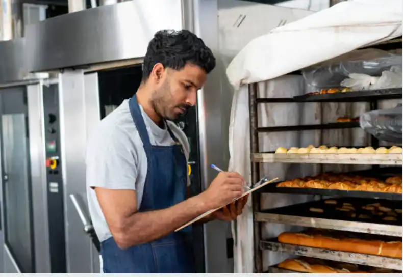Production and waste reports for bakeries