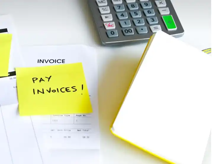 Example of a distributor invoice generated by software