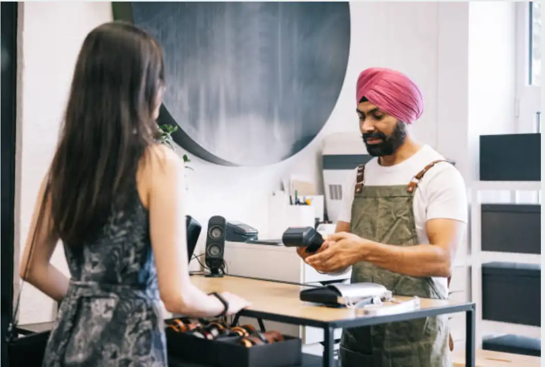 Salon billing and POS screen