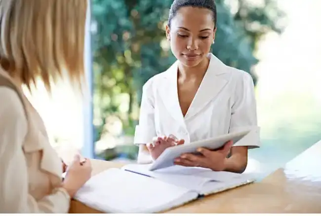 Example of salon appointment management screen